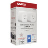 Satco S11269 - Starfish WiFi Smart Plug - 120V - Outlet 10 Amp - Mini Square - Pack of 2