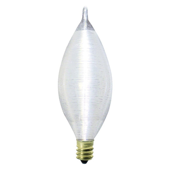 Bulbrite 430025 25 Watt C11 Incandescent White Spunlite