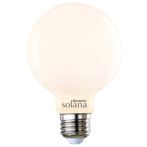 BULBRITE 293121 5.5 Watt G25 Smart LED - E26 Medium Base - 2200 Kelvin-6500 Kelvin Multi-Color - 500 Lumens - Milky - 120 Volt