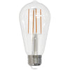 BULBRITE 776692 7 Watt ST18 Filament - E26 Medium Base - 2700 Kelvin Warm White - 800 Lumens - Dimmable - Clear - 120 Volt