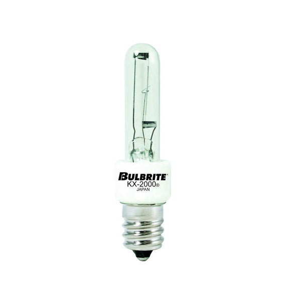 Bulbrite 473060 60 Watt T3 Halogen White Candelabra Base