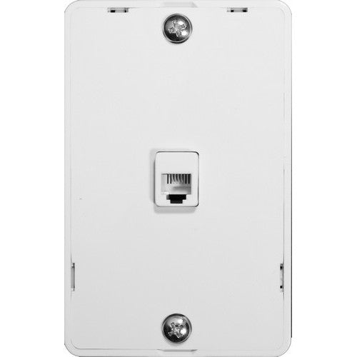 Morris Products 80031 Wall Phone Plate Wh