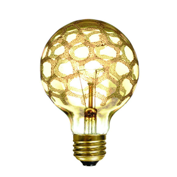 Bulbrite 144025 25 Watt G25 Incandescent Amber Marble