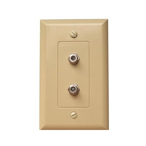 Morris Products 85120 1 Pc Decor Dbl TV Jack Iv