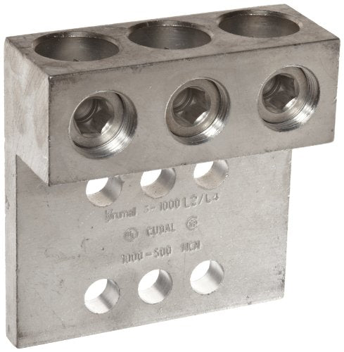 Morris Products 90862 1000 3Cond 2/4Hole Alum Lug