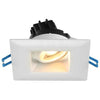 Lotus LED Lights - 3 Inch Square Regressed - Gimbal LED Downlight - 38 Degree Beam Angle with 20 Degree Tilt and 360 Degree Rotation