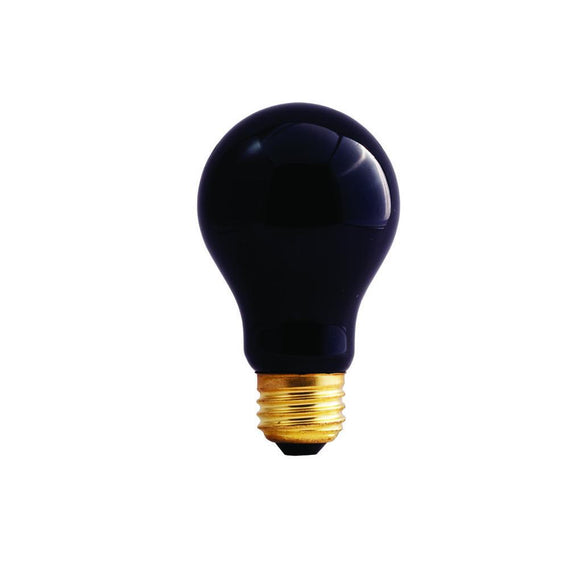 Bulbrite 106975 75 Watt A19 Incandescent Black