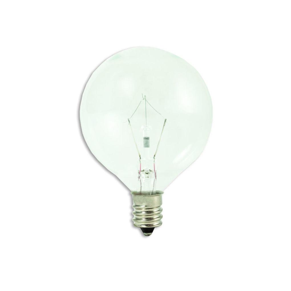 Bulbrite 461240 40 Watt G16 Halogen White Globe Krypton