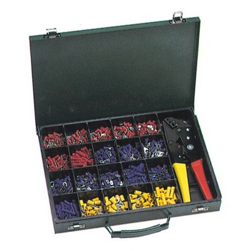 Morris Products 10818 500pc Terminal Kit w/Crimper