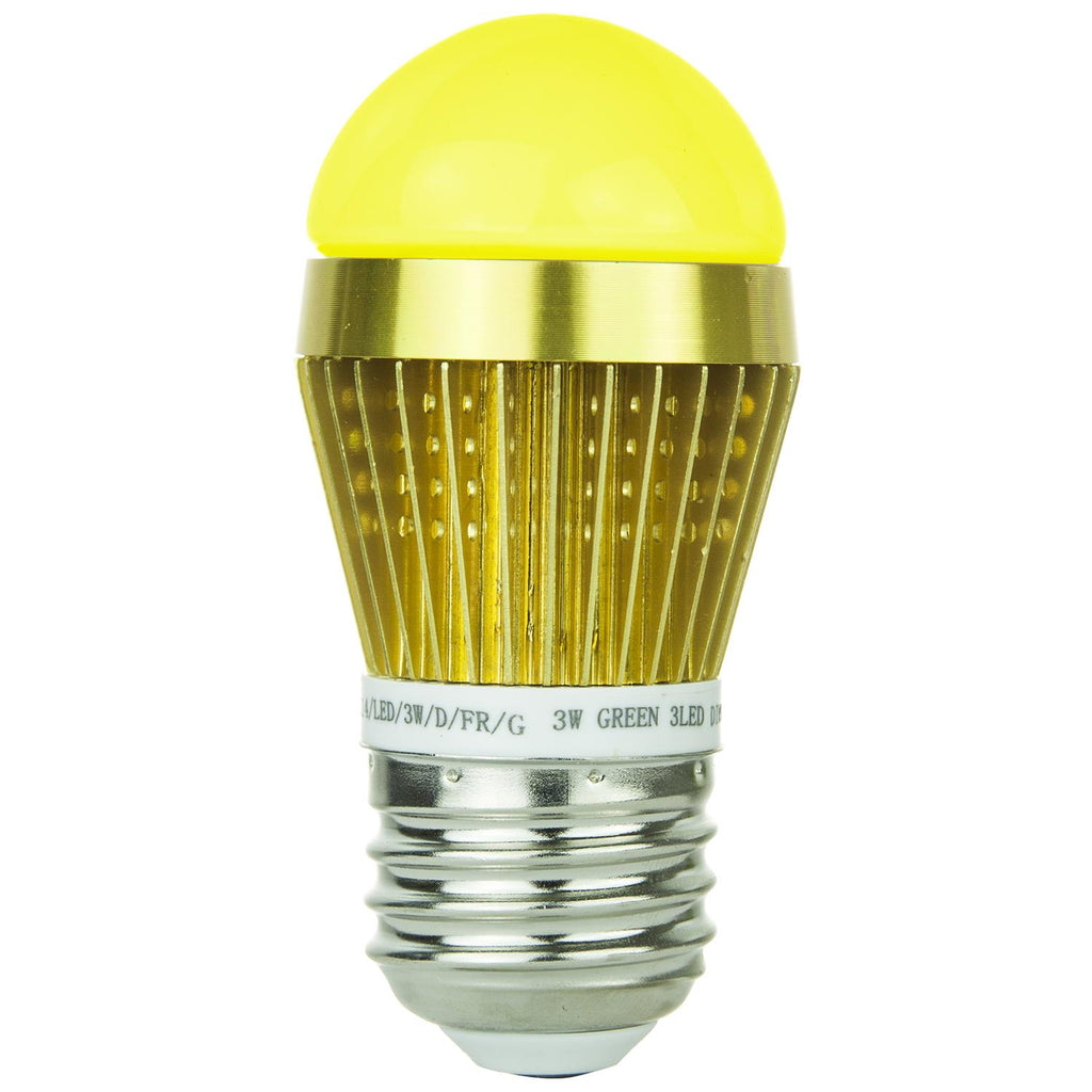 LED - Colored Series - 3 Watt - 235 Lumens  - Yellow - Yellow