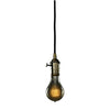 Bulbrite 810096 25 Watt A21 Fixtures White Nostalgic Loop Vintage Warm Gold Pendant