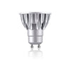 BULBRITE 777529 9 Watt MR16 LED - GU10 Twist & Lock Base - 3000 Kelvin Warm White - 725 Lumens - Silver - 120 Volt