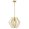 Westinghouse 6369700 One Light Pendant, Champagne Brass Finish