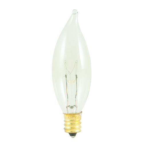 Bulbrite 483040 40 Watt CA10 Incandescent White Flame