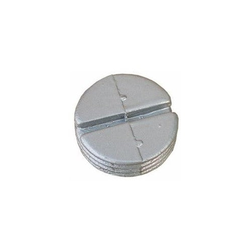 Morris Products 37510 Hole Plugs 1/2 inch Gray - Treaded Die Cast Aluminum Hole Plugs for our weatherproof boxes.