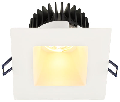 Lotus LED Lights LD4S-5CCT-HO-4S-WR-WT  4 Inch Square Deep Regressed LED Downlight High Output - 18 Watt - 5CCT - 30 degree Beam Angle - White Reflector White Trim