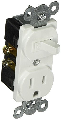 Morris Products 82176 Wh 15A-125V SP Sw & Rec