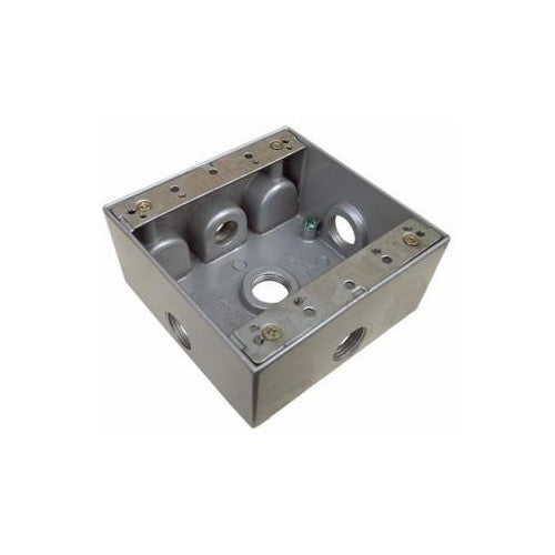 Morris Products 36270 WP 2 Gang Box 5-1/2 inch Holes