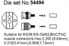 Morris Products 54494 RG-58, RG-59/62, Die Only