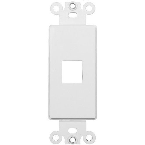 Morris Products 88112 1 Port Decorative Frame-White