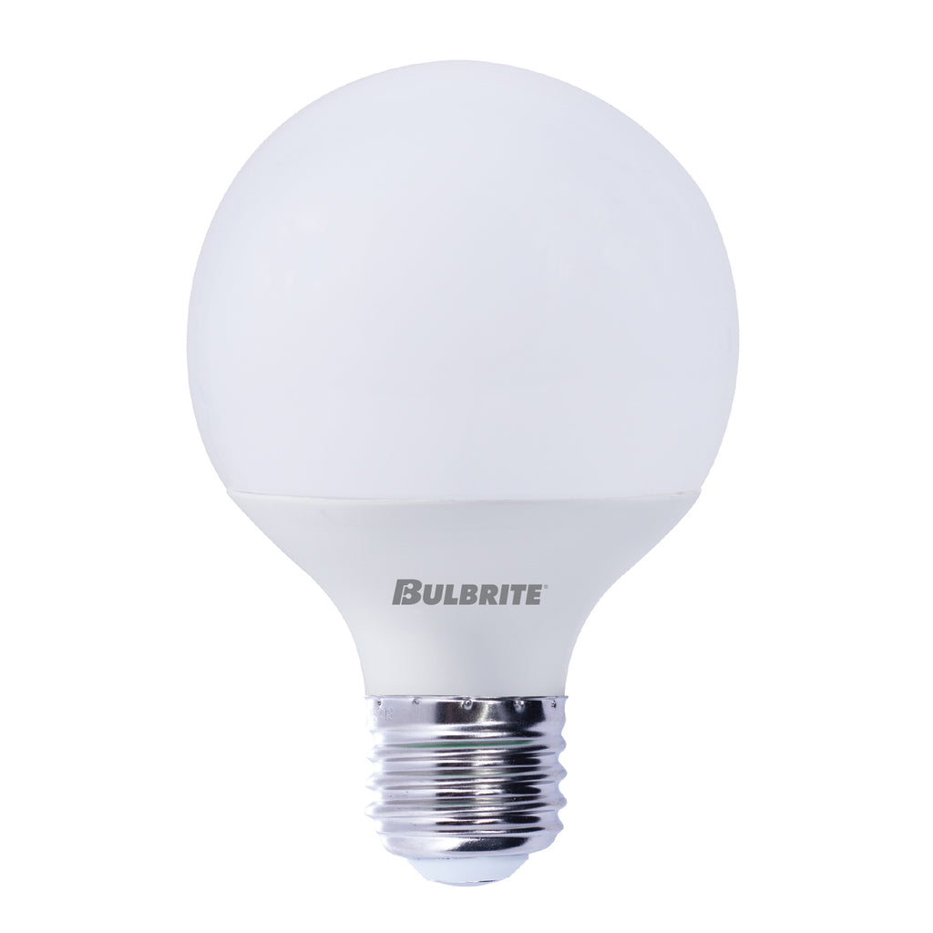 BULBRITE 776895 6 Watt G25 LED - E26 Medium Base - 2700 Kelvin Warm White - 500 Lumens - White - 120 Volt