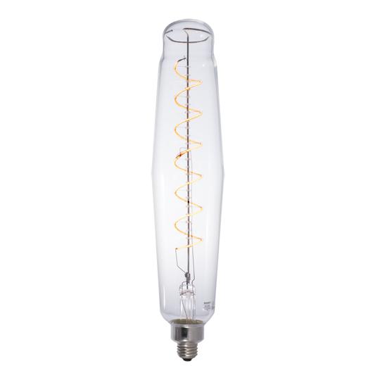 Bulbrite 776301 4 Watt Et25 LED White Tubular Shaped Grand Filament