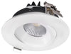 Lotus LED Lights AD-LED-4-S12W-3K-WH-LREY - 4 inch Round Venus Adjustable Recessed LED Downlight - 12 watt -Low Glare - 3000 Kelvin - White Finish