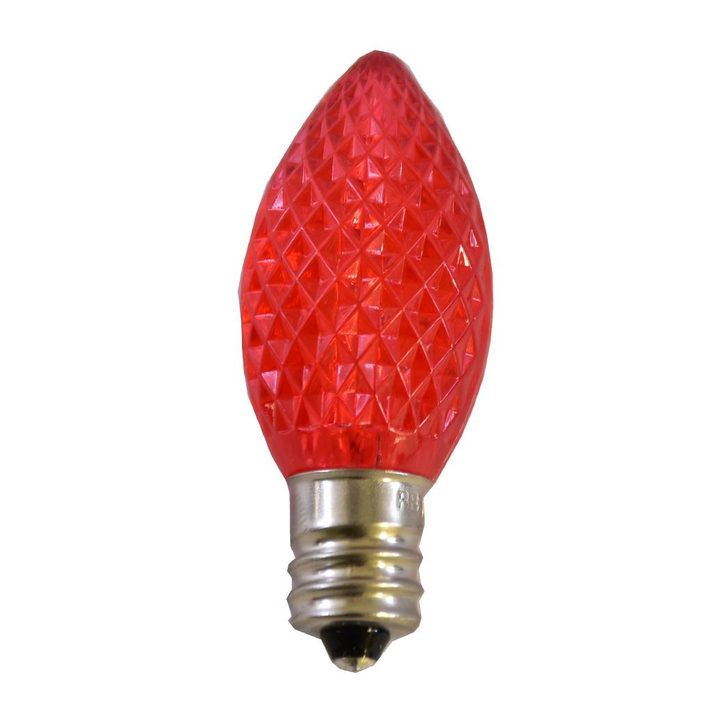 Bulbrite 770177 0.6 Watt C7 LED Red