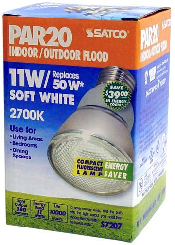 Satco S7207 Compact Fluorescent PAR20