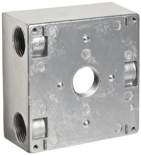 Morris Products 36240 WP 2 Gang Box 4-3/4 inch Holes