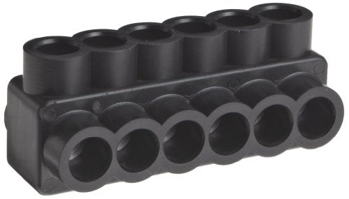 Morris Products 97516 #4- 6 Blk Insul Conn Sgl