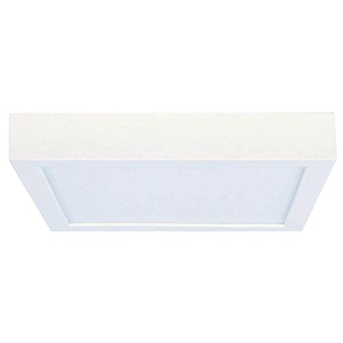 Bulbrite 773146 15 Watt DWNLGT Fixtures White Flush Mount Square