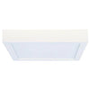 Bulbrite 773146 15 Watt DWNLGT Fixtures White Flush Mount Square