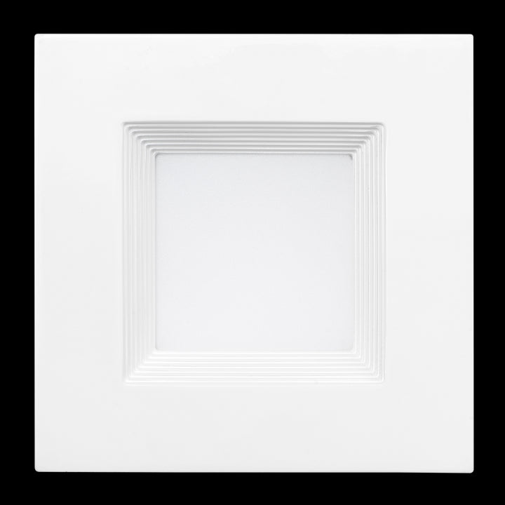 Luxrite LR23784 4" LED Downlight Retrofit Square 5CCT Baffled