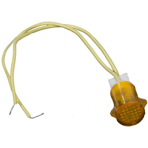 Morris Products 70325 Amber Rnd Pilot Lamp 20A/125VA (Pack of 10)