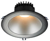 Lotus LED Lights LD8R-27K-SR-BT 8 Inch Round Deep Regressed LED - 18 Watt - 120 Volts - 2700 Kelvin - 1500 Lumens - 38 Degree Beam Angle - Silver Reflector - Blak Trim - 50000 Hours Rated