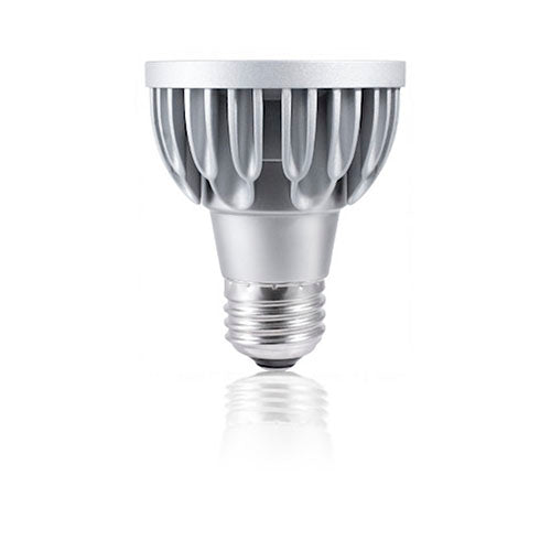 BULBRITE 777230 8.4 Watt PAR20 LED - E26 Medium Base - 2700 Kelvin Warm White - 700 Lumens - Silver - 120 Volt