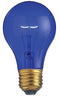 Satco S6082 Incandescent A19 Blue