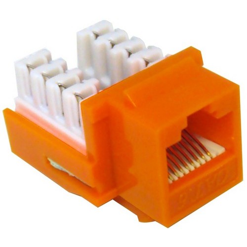 Morris Products 88427 Cat 6 110 Orange Jack