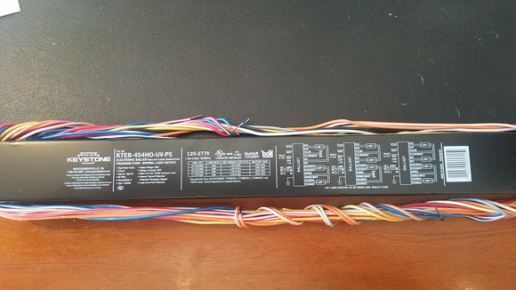 Keystone KTEB-454HO-UV-PS - (4) Lamp Fluorescent Ballast