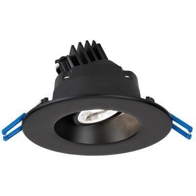 Lotus LED Lights - 3 Inch Regressed - Round Gimbal LED Downlight - 15 Degree Beam Angle - 20 Degree Tilt - 360 Degree Rotation